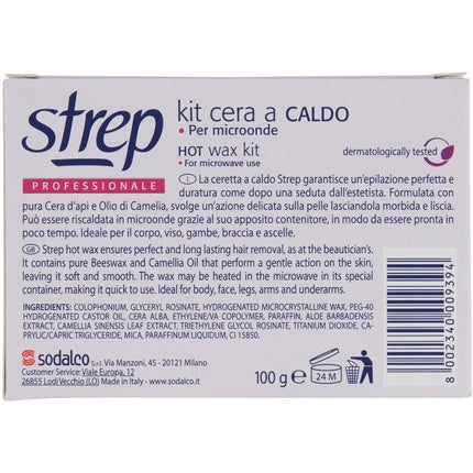 Ceară depilatoare caldă, Strep, 150g