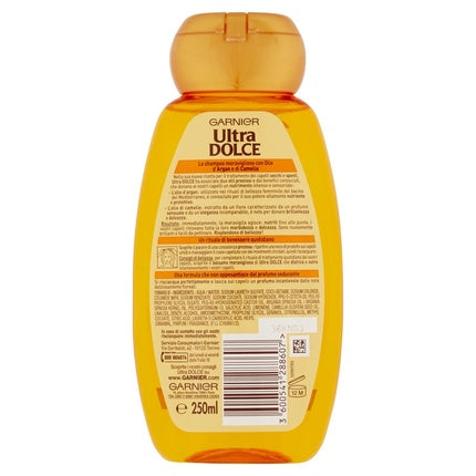 Șampon Garnier Ultra Dolce, ulei de argan și camelia, 250ml