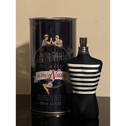 Perfum masculin, Jean Paul Gaultier, Le Male In the Navy, capacitate 170ml, culoare albastru cu alb