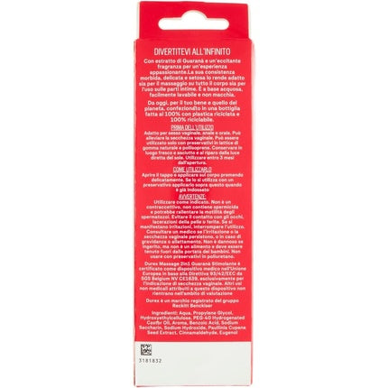 Lubrifiant Durex, Massage 2in1, guarana, 200ml