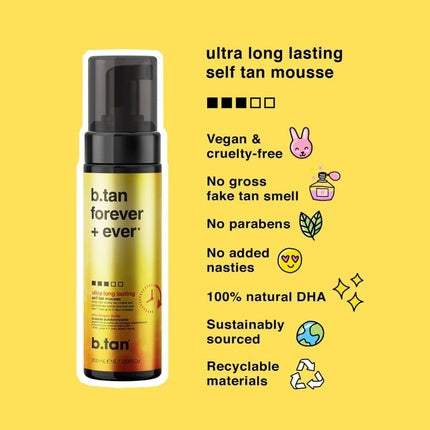 Mousse Bronzant B.Tan Forever Ever, 200 ml