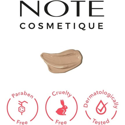 Fond de ten matifiant Note Cosmetics, SPF 15, 30ml, culoarea nude