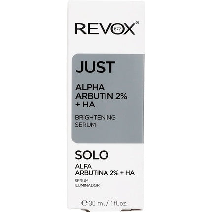 Ser facial, Revox B77 Alpha Arbutin + HA, iluminare, 30ml