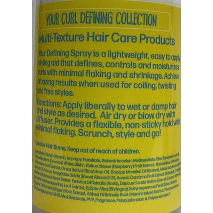 Spray styling, Curlychic, Your Defining, alb, 355 ml