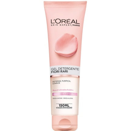 Gel de curatare facial, L'Oreal Paris, Fiori Rari, 150ml