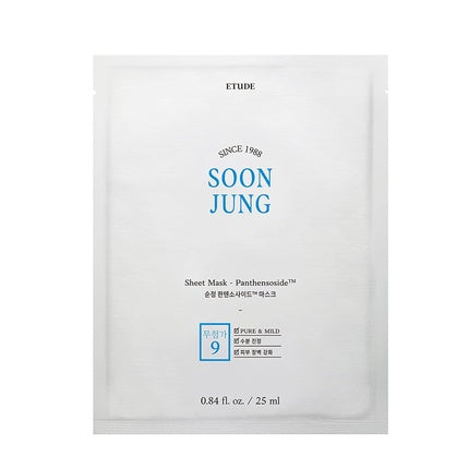 Masca facială tip folie, ETUDE HOUSE, Soon Jung Panthenoside, alb, 25 ml