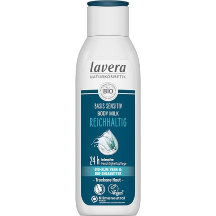 Loțiune de corp Lavera Basic Sensitive Body Milk Rich 250ml