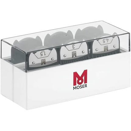 Set 3 Piepteni pentru Tuns Moser, 1.5mm-7mm, Design Compact