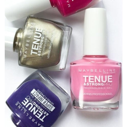 Vopsea de unghii gel Maybelline, Tenue & Strong Pro, 10 ml, Roz