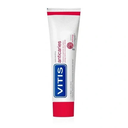 Pastă de dinți Vitis Anticaries, 100ml, alb cu roșu