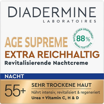 Crema de noapte Diadermine Age Supreme Extra Rich, 200g
