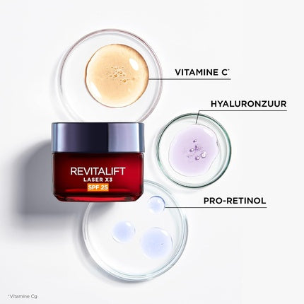 Cremă de zi, L'Oréal Paris, Revitalift Laser X3, cu SPF 25