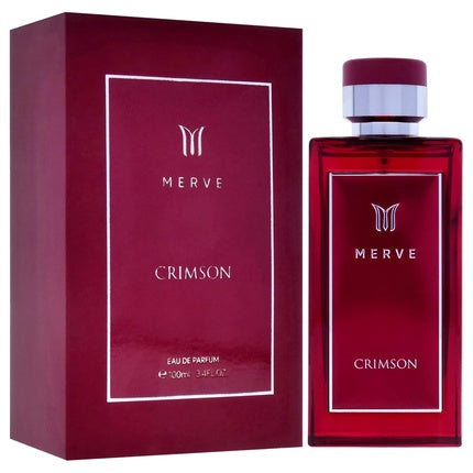 Parfum Merve Crimson, Eau De Parfum Unisex, 100 ml, Flacon Roșu