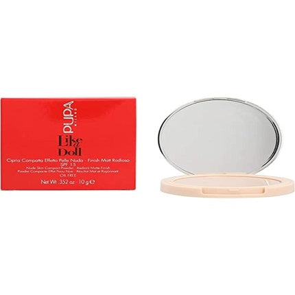 Pupa Like A Doll Compact Powder 008 Sweet Vanilla, pudră compactă, cu oglindă, 10g