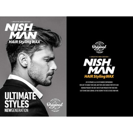 Ceară styling păr Nishman S3 Albastru 150ml