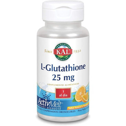 Tablete sublinguale, Solaray, L-Glutathione, portocaliu