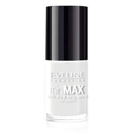 Lac de unghii Eveline Cosmetics Mini Max No. 253, alb, 5ml