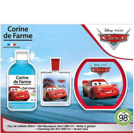 Set Cadou Parfum pentru Copii, Cars, Corine de Farme, 50 ml + Gel spumant 300 ml