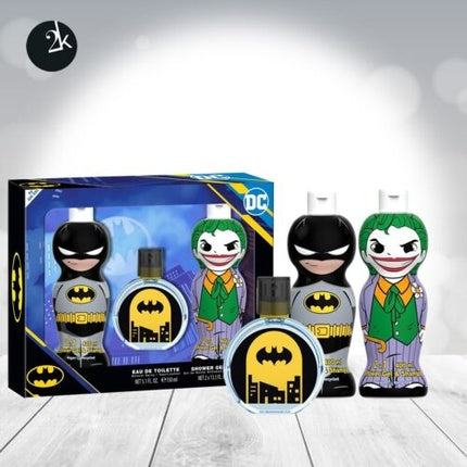 Set parfum, DC Warner, Batman & Joker, gel de duș 400ml, EDT 50ml