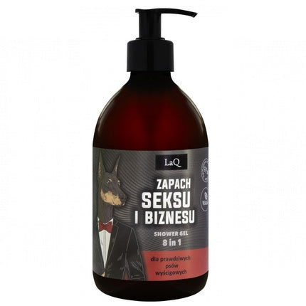 Gel de duș Laqdoberman Exclusive Black Matte 8 în 1 500 ml