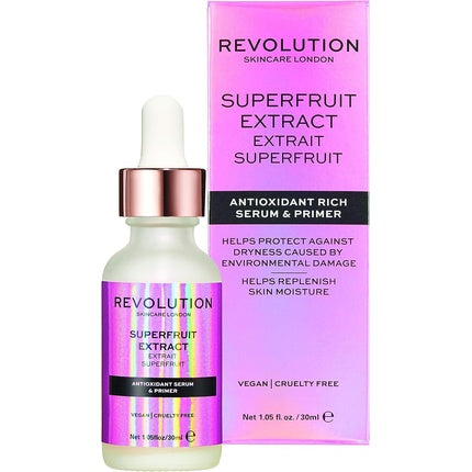 Primer facial, Revolution Beauty, Superfruit Antioxidant, 30ml