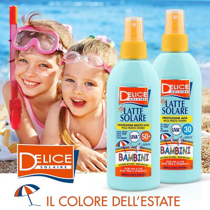 Cremă de protecție solară copii, Delice Solaire, SPF50+, 150ml
