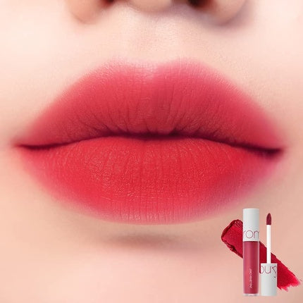 Rom&Nd Zero Velvet Tint 07 Fizz, Matte Lip Tint, Red