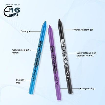 Eyeliner L.A. Girl Shockwave Neon albastru