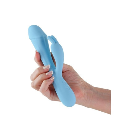 Jucărie Sexuală Obsessions Scarlett Light Blue, model Scarlett, culoare albastru deschis, material silicon