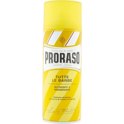 Spumă de ras, Proraso, Yellow, 400 ml