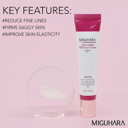 Cremă pentru ochi Miguhara Anti-Wrinkle Effect Eye Cream, 40 g