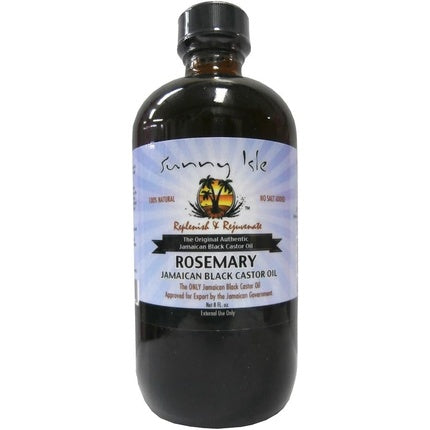Ulei corp Sunny Isle Jamaican Black Castor Oil cu rozmarin, 236ml