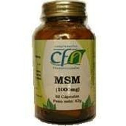 Capsule CFN MSM 1000 mg, ambalaj sticlă maro