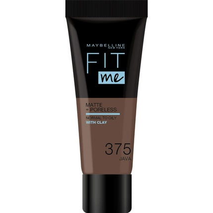 Maybelline Fit Me Matte + Poreless Foundation, 375 Java, 12 ml