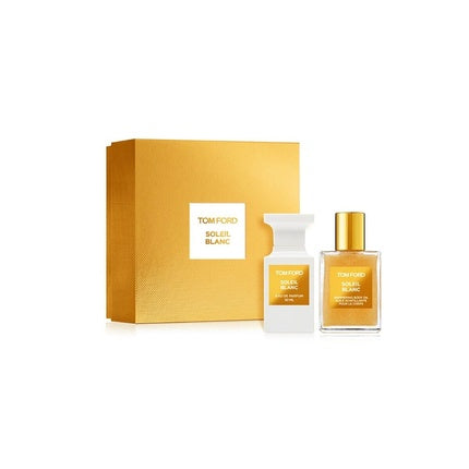 Set Parfum Tom Ford Soleil Blanc Endless Summer, 50 ml + 30 ml, Auriu