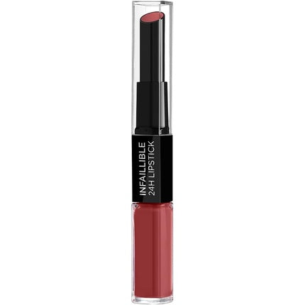 Ruj Lichid, L'ORÉAL Paris, Infallible Longwear 2 Step 801 Toujours Toffee