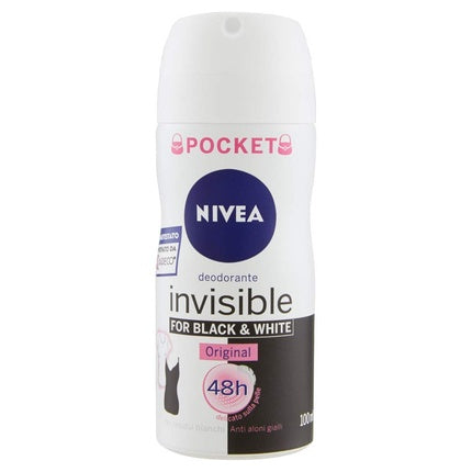 Nivea Invisible Spray pentru Negru și Alb, Deodorant Spray