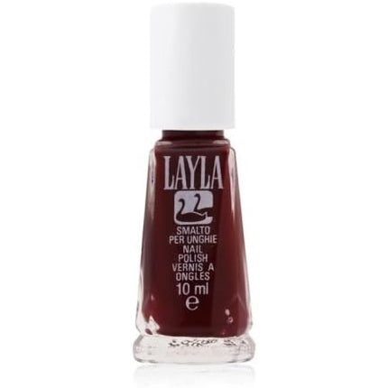 Smaltu pentru unghii, Layla Cosmetics, Laccato N.147, culoare roșu închis, capacitate 10 ml