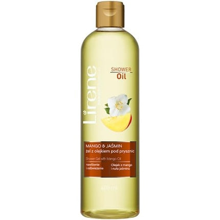 Gel de duș Lirene cu ulei de mango și parfum de iasomie, 400 ml