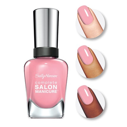 Lac de unghii, Sally Hansen, Complete Salon Manicure, roz pastel, 15ml