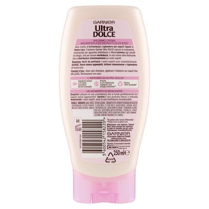 Balsam Cremă Garnier Ultra Dolce cu Madreperlă și Floare de Cireș, 200 ml