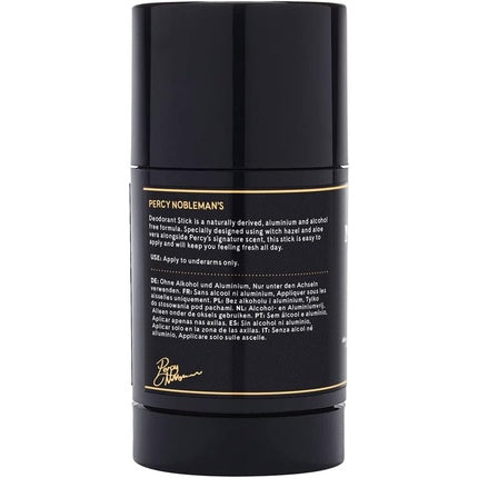 Deodorant stick Percy Nobleman, Natural, 75ml, negru