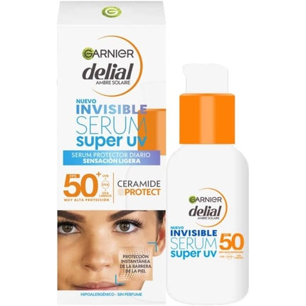 Crema cu protectie solara, Garnier, Sensitive Advanced Super UV Fluid SPF50+, 40ml
