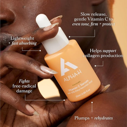 Serum facial, Alpha-H, Vitamin C, 25ml, capaceală albă