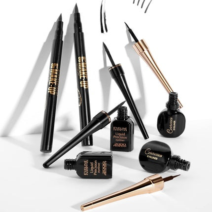 Eyeliner lichid, Eveline Cosmetics, Celebrities, negru