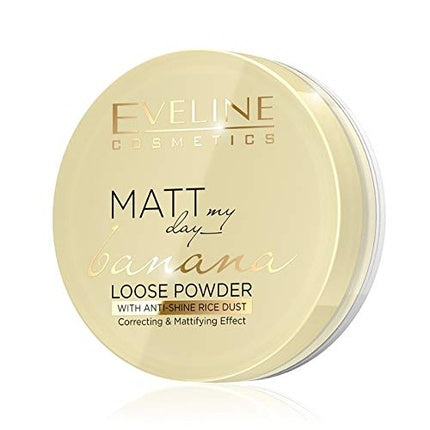 Pudră Matt My Day Loose Powder Banana - Eveline Cosmetics, 57 g