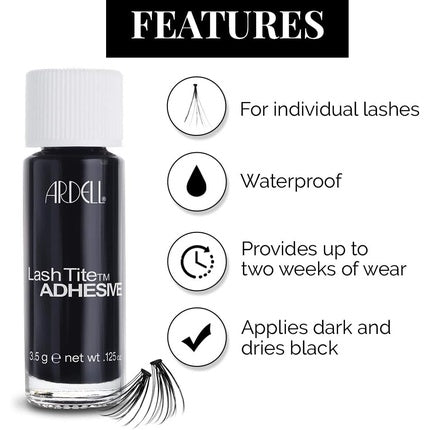Adeziv gene false, Ardell Lashtite, 3.5g, negru