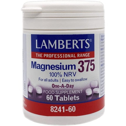 Supliment alimentar, Lamberts, Magnesium 375, 60 tablete