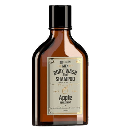 Șampon Hiskinmen Whisky 3in1 pentru corp, păr și barbă, aromă de măr, 100ml