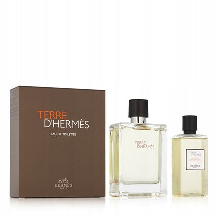 Set Parfum Hermes Terre D'Hermes, Eau de Toilette 100 ml + Gel de Duș 80 ml
